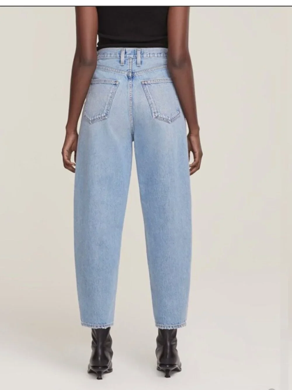 Agolde Balloon Jean Light Wash Barrel Denim Relaxed Fit size 23